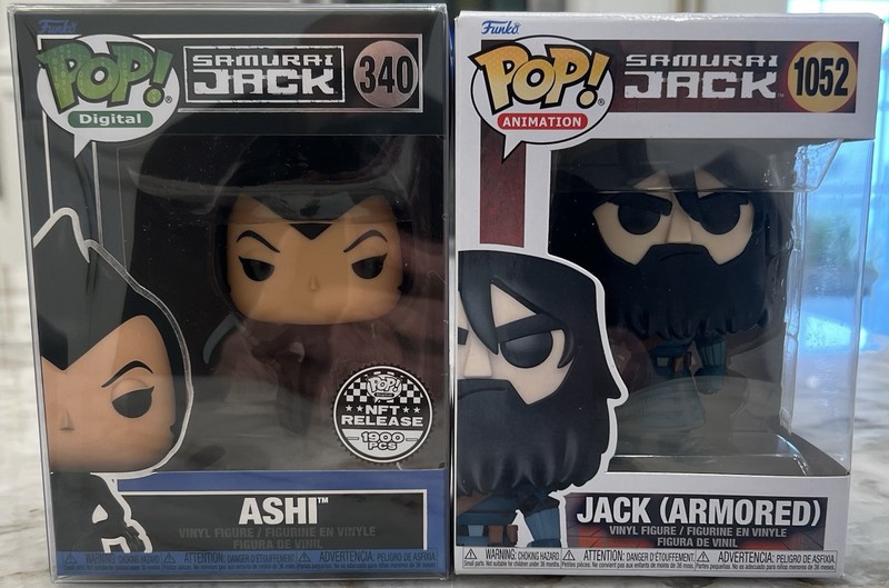 Funko Pop! Digital#340 CN Samurai Jack Ashi Legendary 1900 W/Protector + Jack!🔥