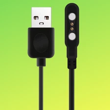 2-Pin Universal USB Data Charging Cable Magnetic Charger For Smart Watch 2.84mm