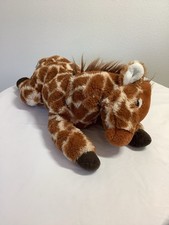 FAO Schwarz Laying GIRAFFE Small 13" Animal Plush