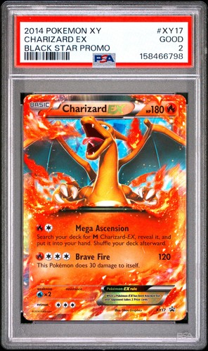 Charizard-EX graded PSA 2 for sale on eBay