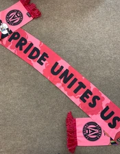 Atlanta United FC Scarf Ruffneck MLS June 2023 Pride Unites Us LGBTQ