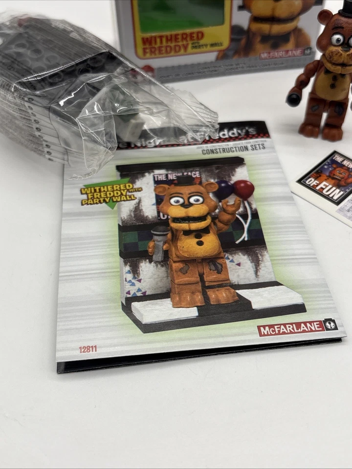 McFarlane Five Nights At Freddys Withered Freddy With Party Wall - Image 2 of 4