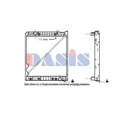 AKS DASIS Wasserk&uuml;hler Motork&uuml;hler f&uuml;r Mercedes-Benz G-Klasse W460 240 GD