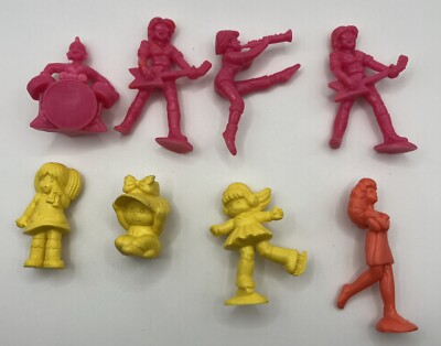 8 C.U.T.I.E.S. Figures LOT | Vintage 1986 Mattel | CUTIES 1980's Toys | VTG