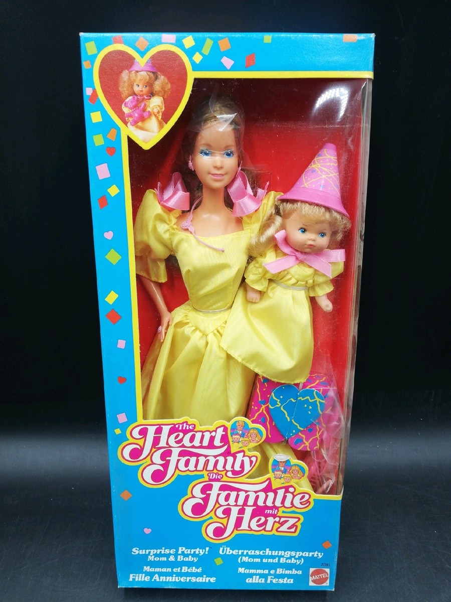 Barbie Famiglia Cuore Vintage surprise party Doll Mattel