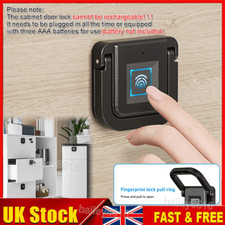 Keyless Door Locker Smart Fingerprint Lock Electronic Lock Cabinet Drawer Lock