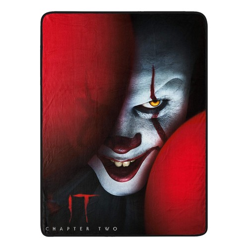 Seven Times Six IT Chapter 2 Pennywise The Clown Super Plush Throw Blanket 46...