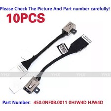 10PCS New For Dell Latitude 3420 3520 DC IN POWER JACK Cable Wire Line 0HJW4D