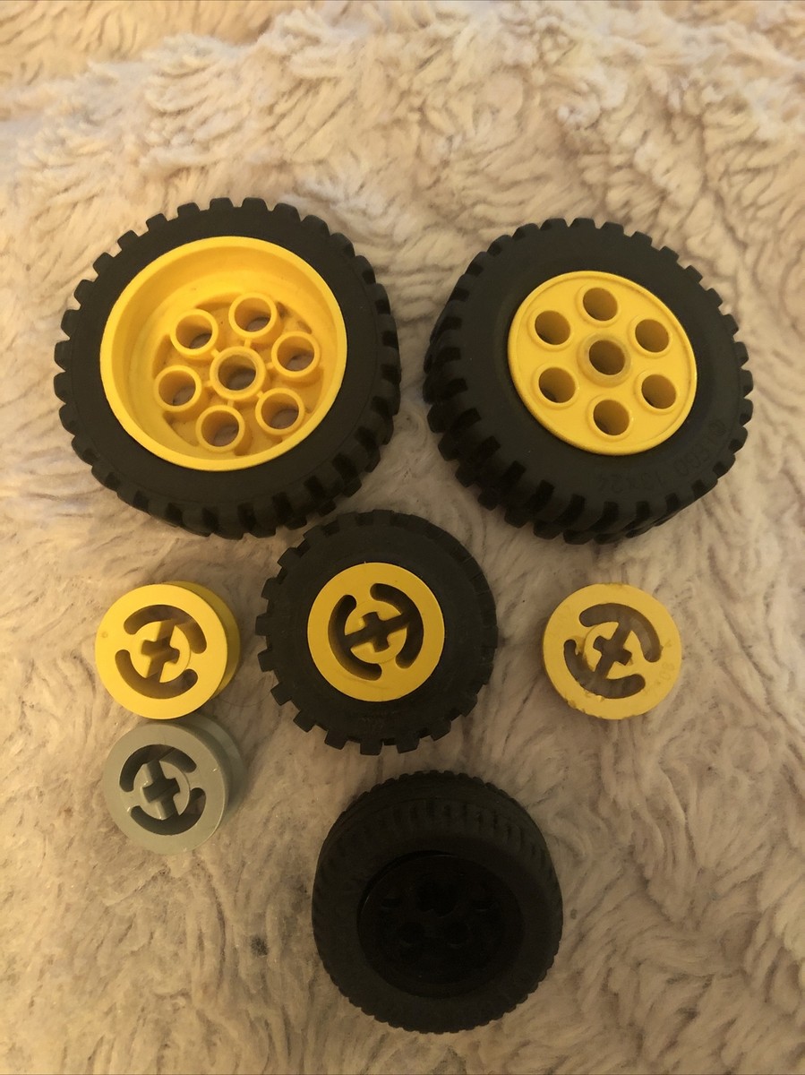 Lego Mixed Wheel Rims Yellow Grey Gray Black 2346 30.4 X 14 Vr