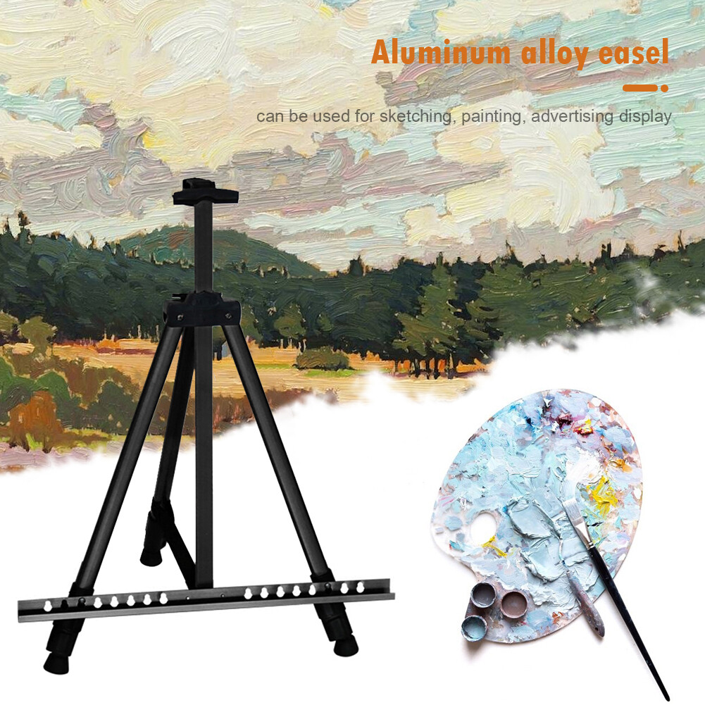 63 inch Artist Easel Adjustable Aluminum Alloy Easel with Carry Bag