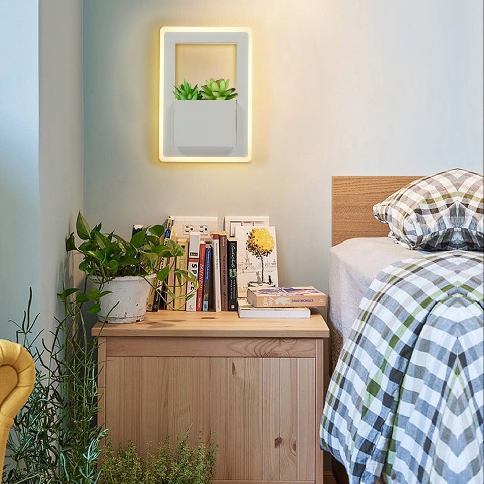 Nordic Led Wall Sconces Modern Green Creative Plant Wall eBay