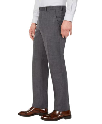 green emerald velvet dress Men's Classic-Fit Ultraflex Stretch Flat-Front Dress Pants (Light Grey,  42Wx30L) at Amazon Men's Clothing store