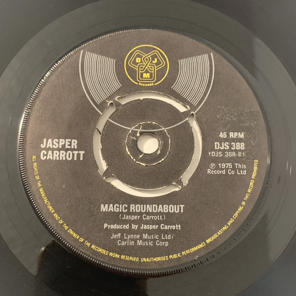 Jasper Carrott Funky Moped Magic Roundabout Single 45 1975 UK Import Jeff Lynne - Image 3 of 4