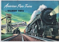 1952 ORIGINAL MASTER CATALOG GILBERT TOYS AMERICAN FLYER MODEL TRAINS 47 PP