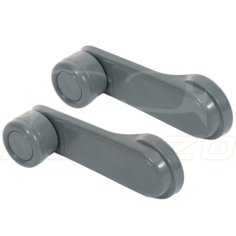 MIROZO 2X For Nissan D21 Hardbody Pickup 85-93 Gray Inside Window