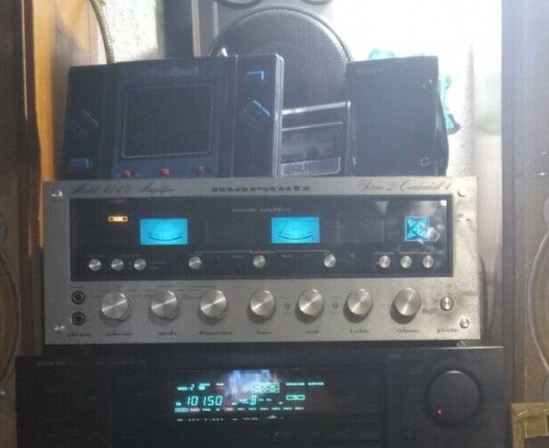 MARANTZ 4140 RARE Stereo Quadradial Amplifier 140 WRMS Vintage