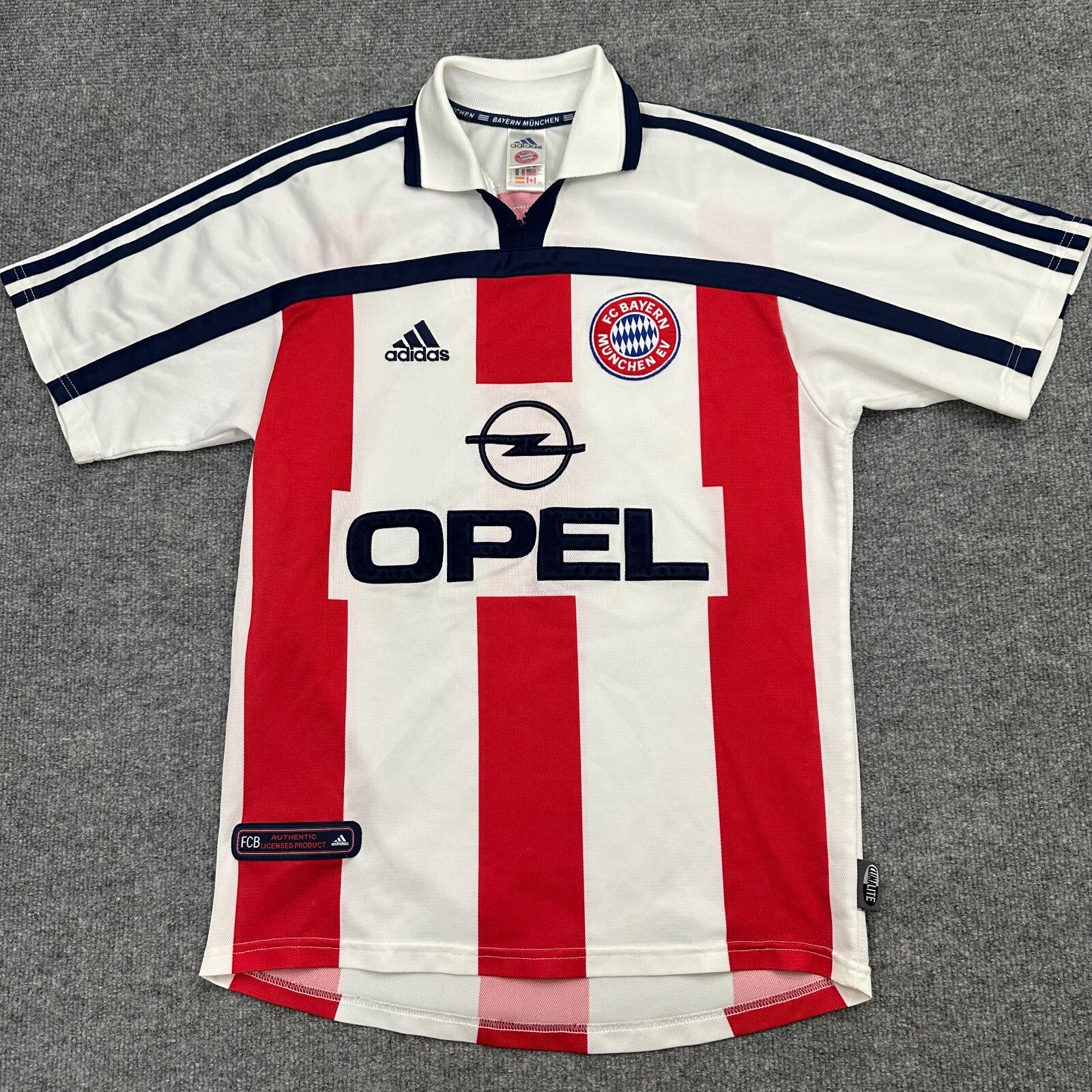 Vintage Bayern Munich 00/01 Size S adidas Soccer Jersey Official