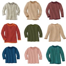 NEU DISANA Melange Pullover Wolle warm viele Farben Gr 50/56 - 98/104  %%% SALE