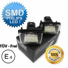 2x OEM KENNZEICHENLEUCHTE LED PEUGEOT 206 CC 207 307 308 407 SW 406 PARTNER