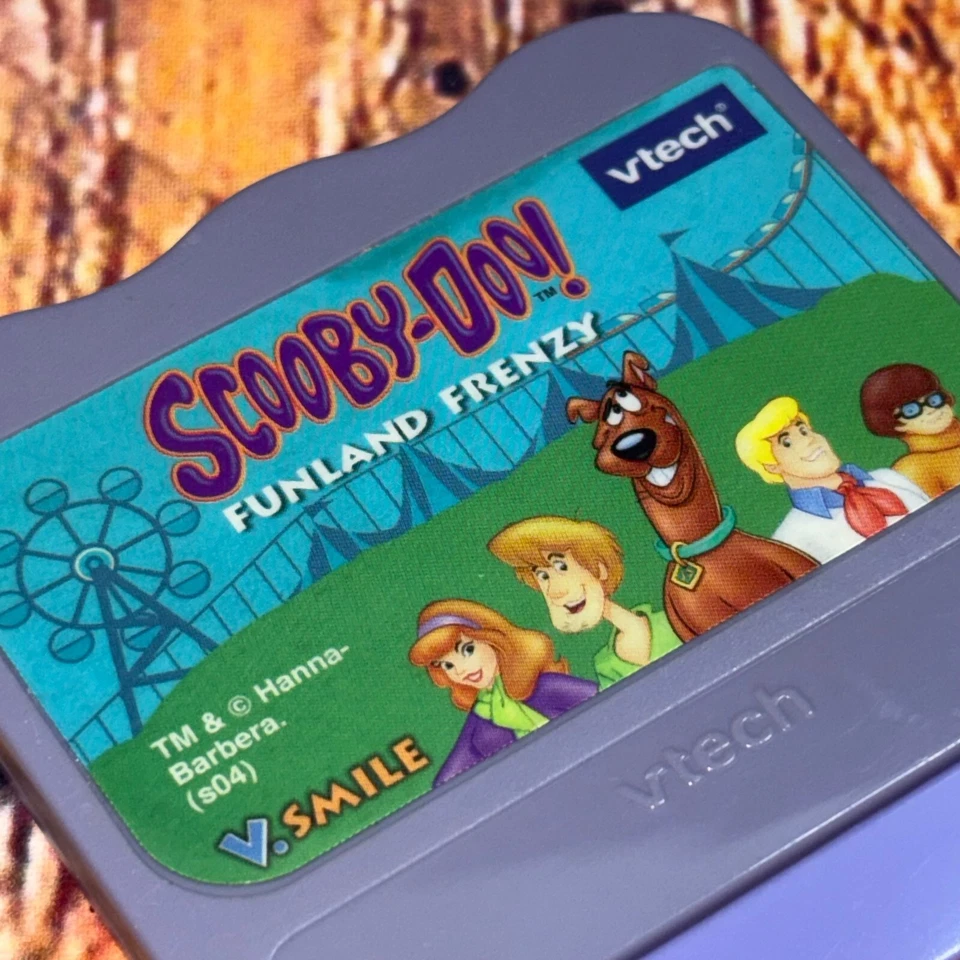 VTG 2004 Vtech Vsmile Scooby-Doo! Funland Frenzy Video Game Hanna-Barbera - Image 3 of 4