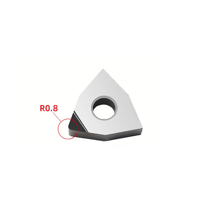2pcs PCD inserts WNMG432 WNMG080408 Inserts for Copper Aluminum Alloy Plastic
