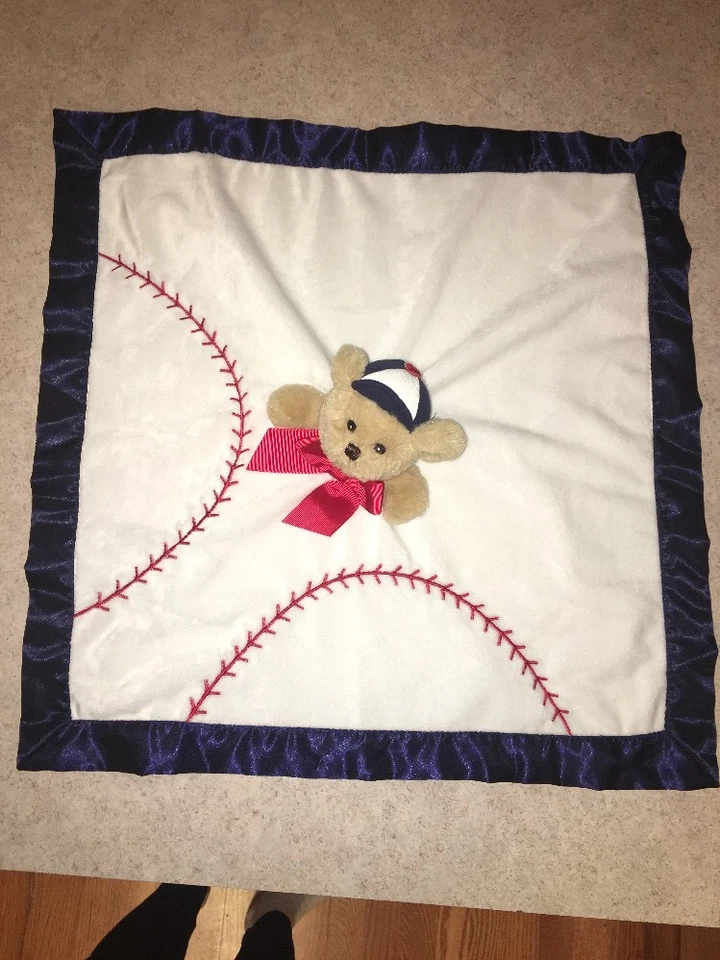 Bearington Baby Collection Béisbol Lovey Suave Lovie Manta de Seguridad Foto 4 de 4