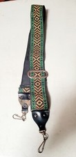 Vintage Camera Wide Neck Strap Embroidered Fabric