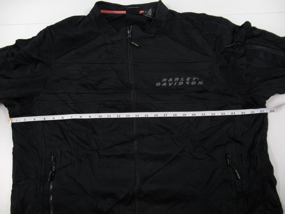 Harley Davidson Men's Black Soft Shell Jacket Size 2XL #A853 | eBay