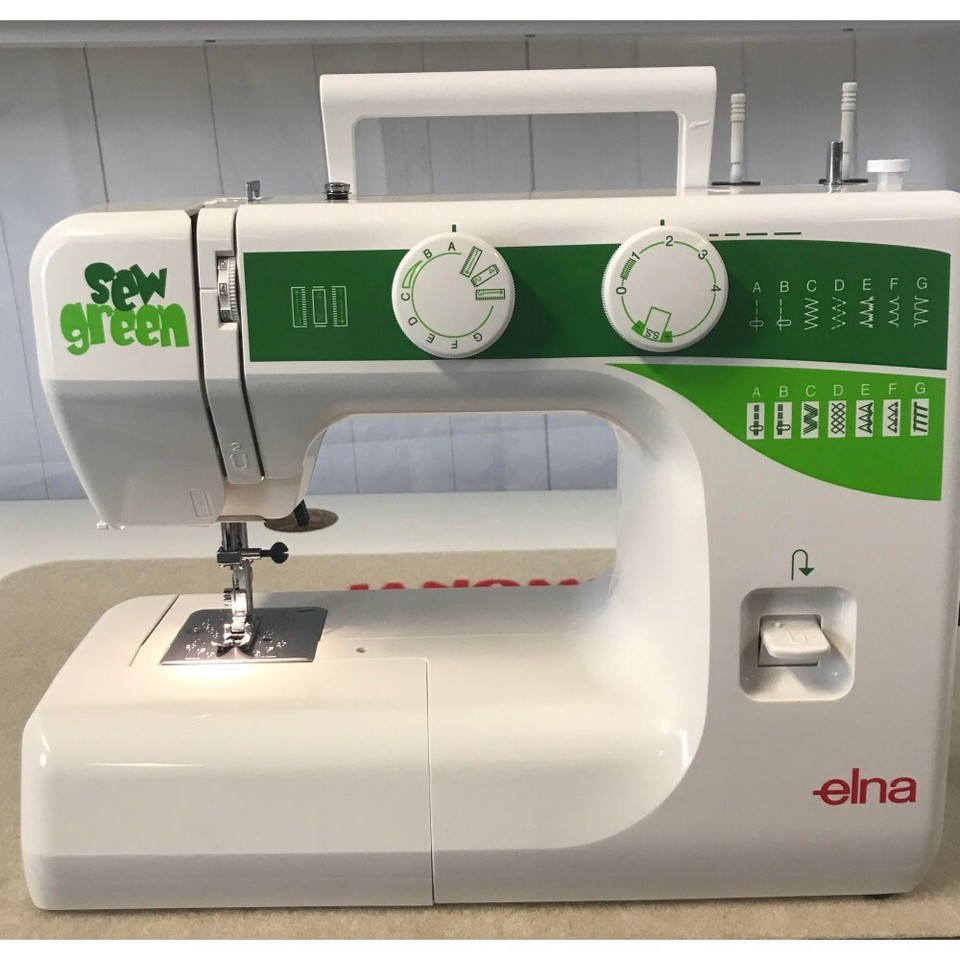 Elna Sew Green Sewing Machine New eBay