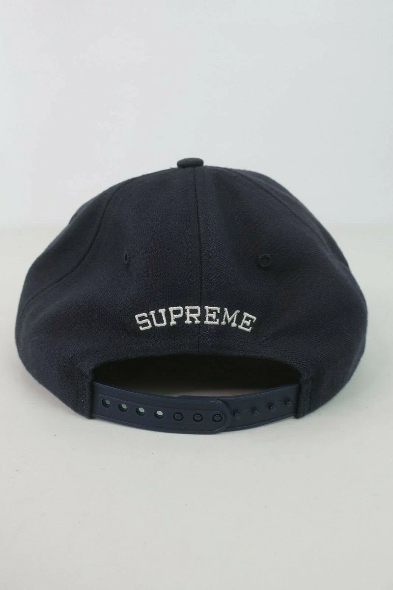 6 PANEL SUPREME ARABIC LOGO NAVY CAP HAT CAPS CASQUETTE CAMP NEW