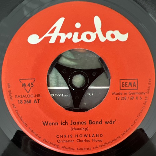 Chris Howland – Jenkka Jenkka Blindekuh / Wenn Ich James Bond Wär' 7'' Vinyl EX - Picture 3 of 7