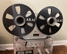 10.5 Inch Metal Reels Akai Pair Black