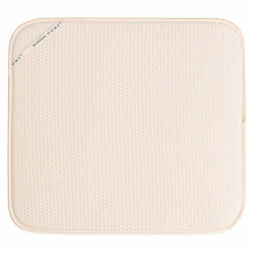 Envision Home 16" x 18" Mata do suszenia naczyń z mikrofibry, kremowa - Zdjęcie 1 z 3