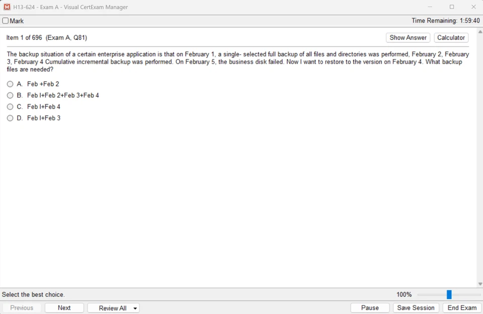 Huawei H13-624 FREE EXAM DUMPS QUESTIONS & ANSWERS - Image 2 of 3
