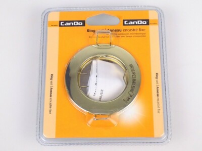 CanDo 78mm Gold-Optik Decken-Einbauring Fassung für Einbaustrahler bis 50-Watt