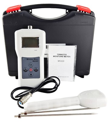 Tobacco Moisture Analyzer Meter Tobacco Moisture Content Tester with Range 0-40%