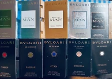 Bvlgari Perfume Sample Spray 1.5 ml/.05oz - Choose Scent Combined Ship