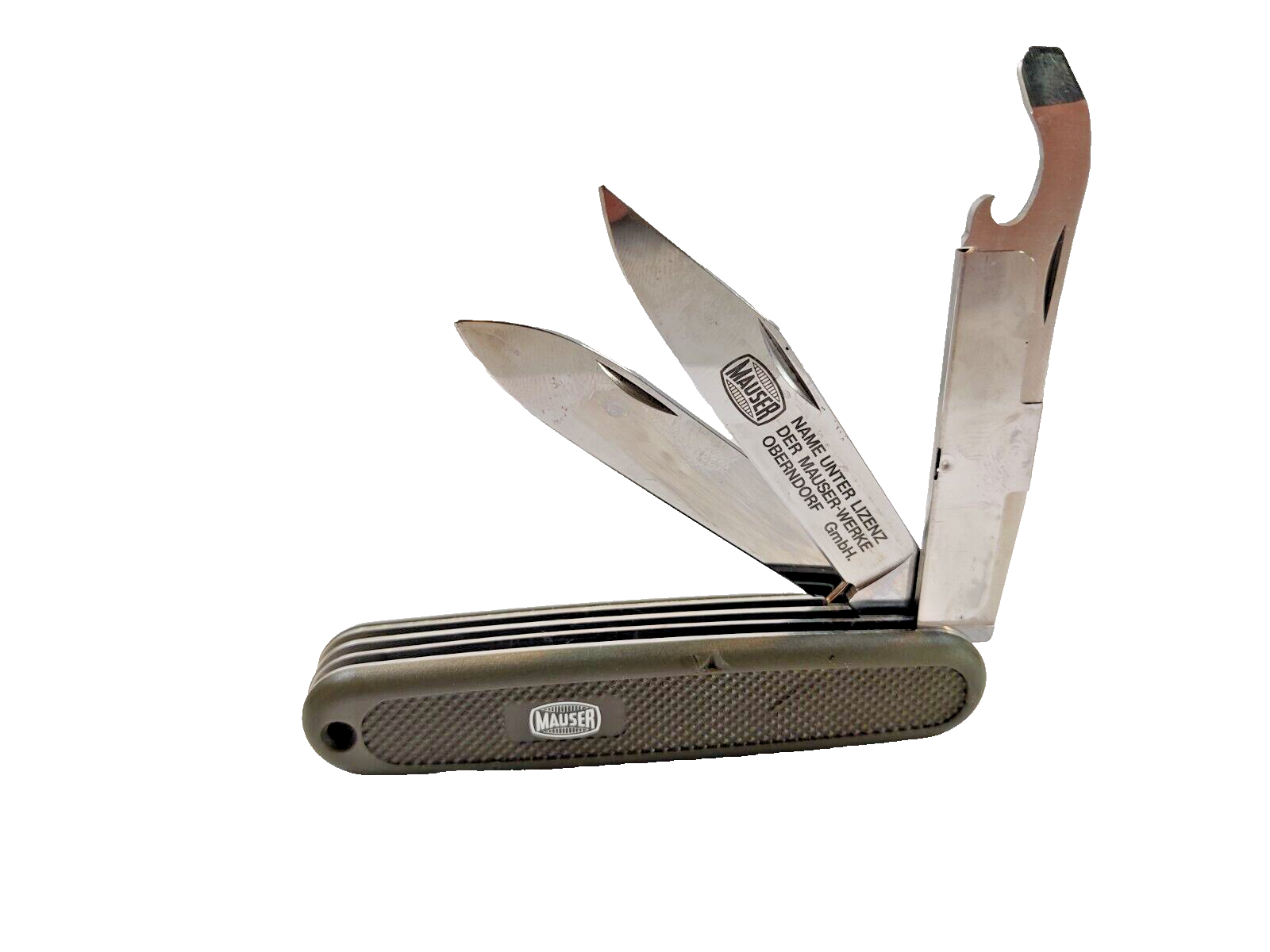 ORIGINAL VICTORINOX MAUSER SWISS ARMY OD GREEN POCKET KNIFE KNIVES SAK