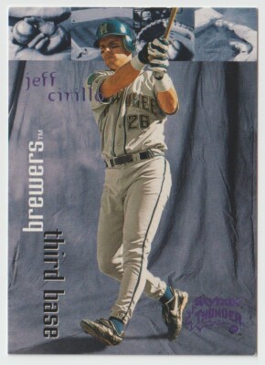1999 SkyBox Thunder Rant #169 Jeff Cirillo - Milwaukee Brewers