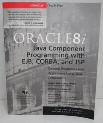 ORACLE8I JAVA COMPONENT PROGRAMMING w/ EJB CORBA JSP Nirva Morisseau-Leroy Book