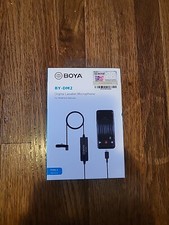 BOYA BY-DM2 USB-C Lavalier Microphone Lapel Clip on Mic Samsung Note 10 20 S23