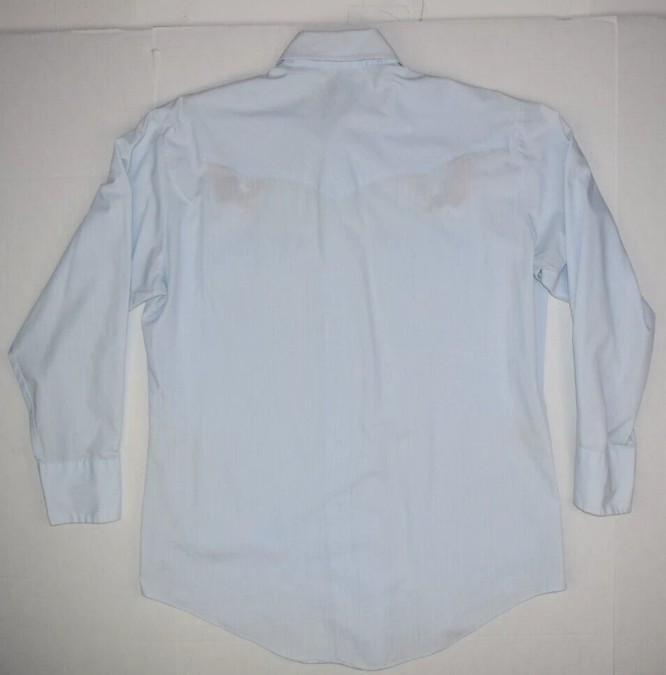 Camisa Western Vintage Silver Spur Tucson AZ Talla L Años 70 80 Bordada Águila Foto 3 de 4