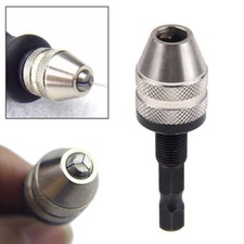 Keyless Adapter Hex Shank Driver Impact Screwdriver Tool Accessories Drill Chuck