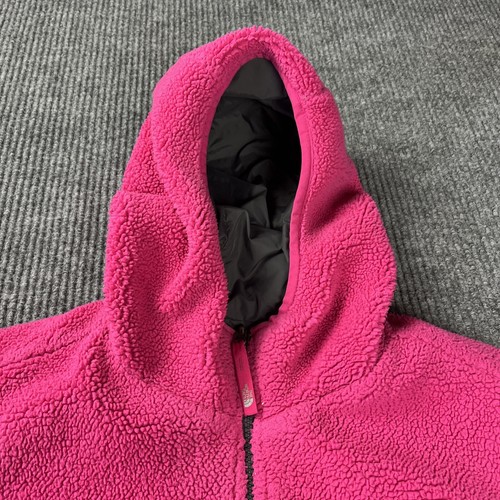 The North Face Perseus Jacket Girls Extra Large 18 Pink Gray Coat Reversible - Picture 6 of 18