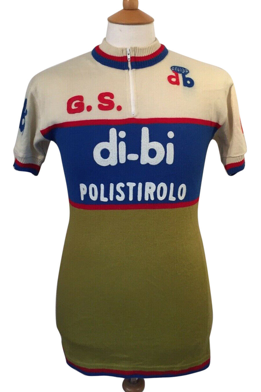 Di-Bi Polistirolo Cycling Jersey, 1970's / 1980's (Pre-Owned) S.