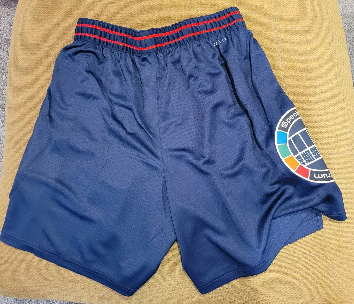 Nike Philadelphia 76ers NBA City Edition Shorts Small Sixers Spectrum NWT