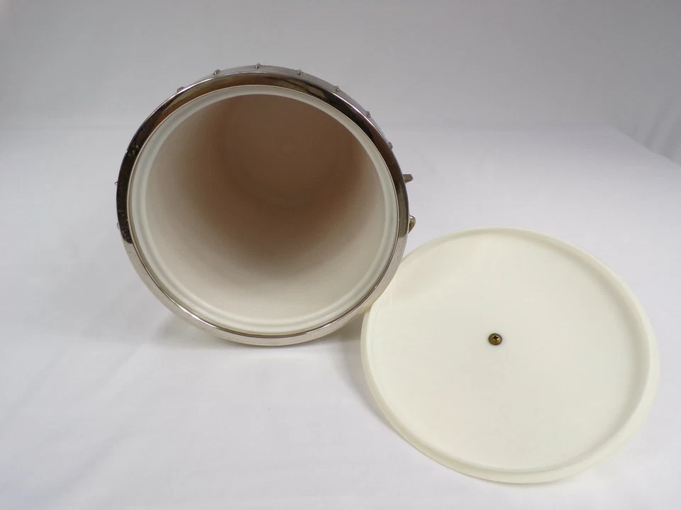 Cubo de helado vintage Plas-Tex Corp Los Angeles CA doble pared mediados de siglo b23 Foto 3 de 4