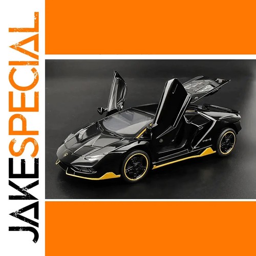 Voiture Miniature Lamborghini Centenario 1:32 Model Black/Yellow Modèle Réduit