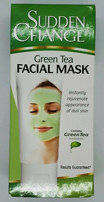Sudden Change Green Tea Facial Mask 3.4oz Free Shipping | eBay