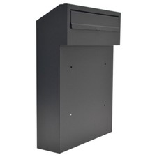 Rear Access Post Box for Gates and Fences W3 Steel Outdoor